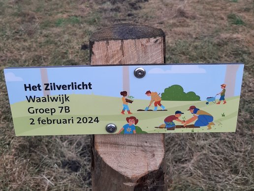 20240131_bordje aanplant groep 7 Het Zilverlicht2 - Elly Janmaat